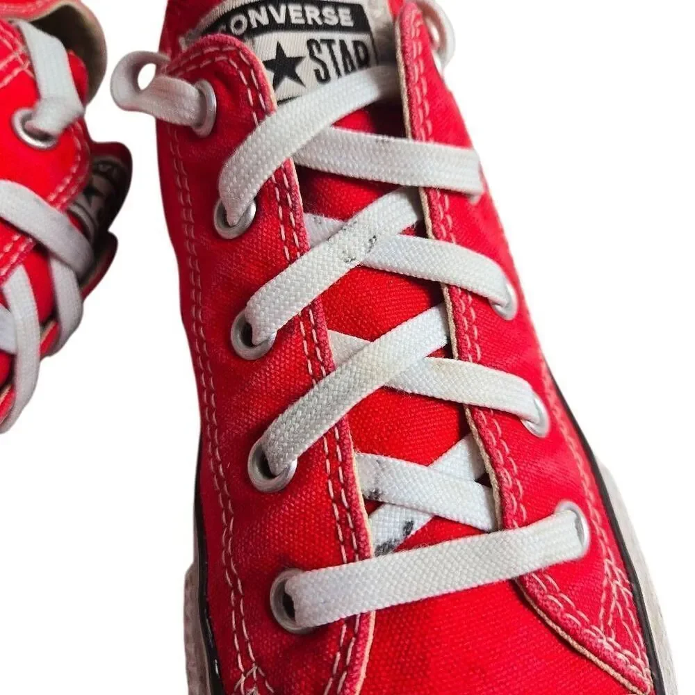 Converse red sneakers 2